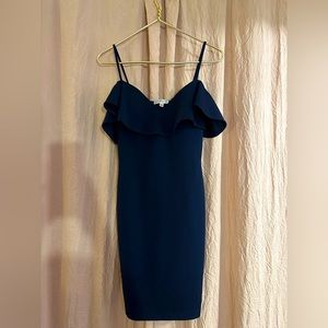 Navy Blue Cocktail Dress